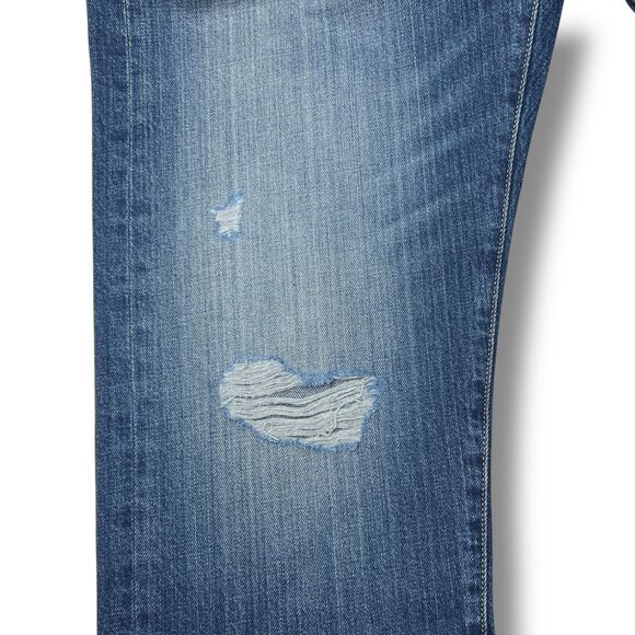 Outerknown S.E.A. Fillmore Boyfriend Denim Jeans 30 Blue Distressed New - Picture 4 of 16